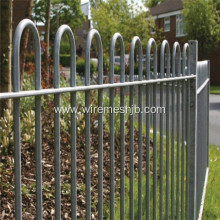 Bow top fence for pleasure ground